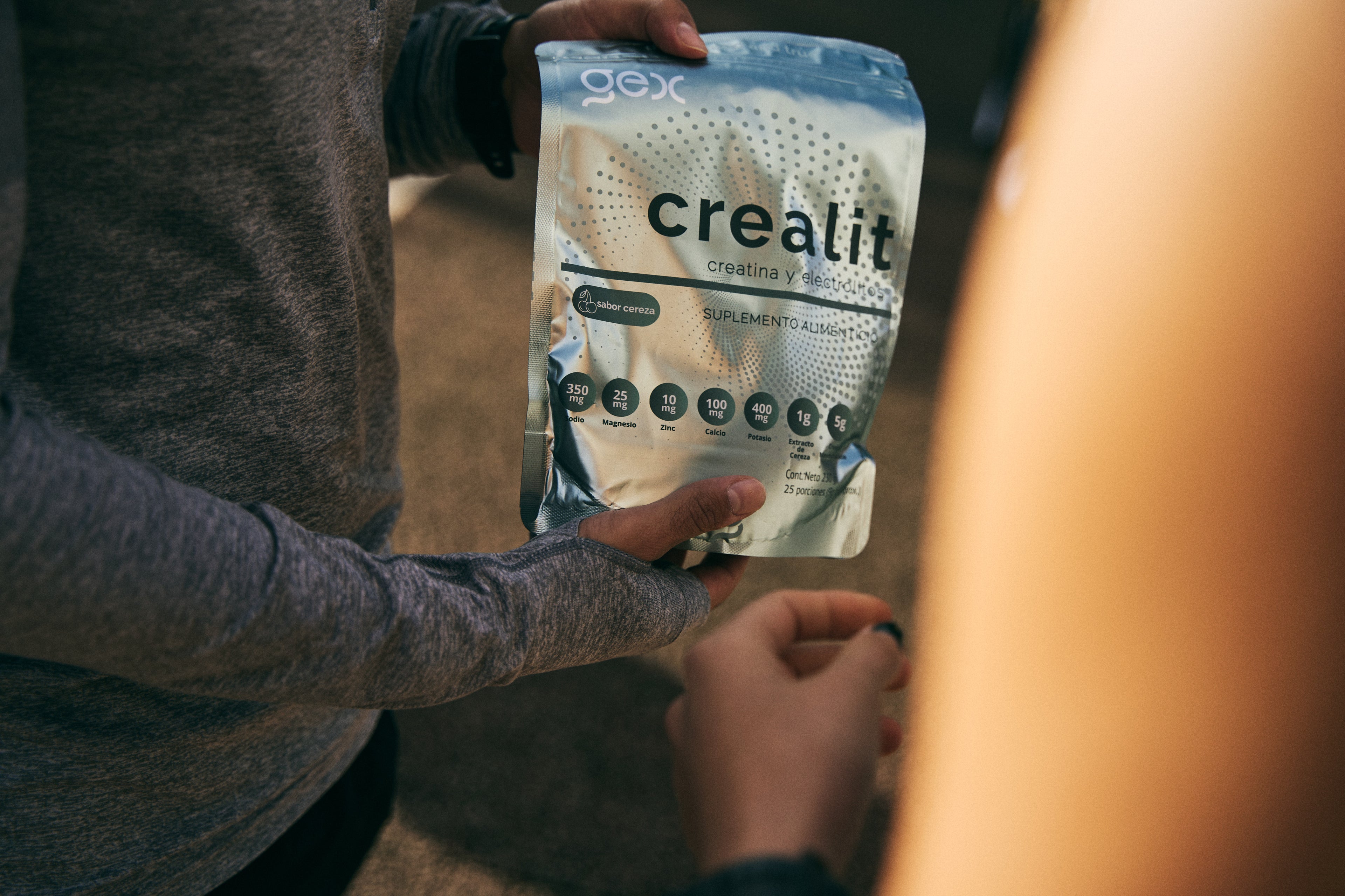 Crealit | Monohidrato de Creatina + electrolitos + bioflavonoides 25 porciones | sabor cereza