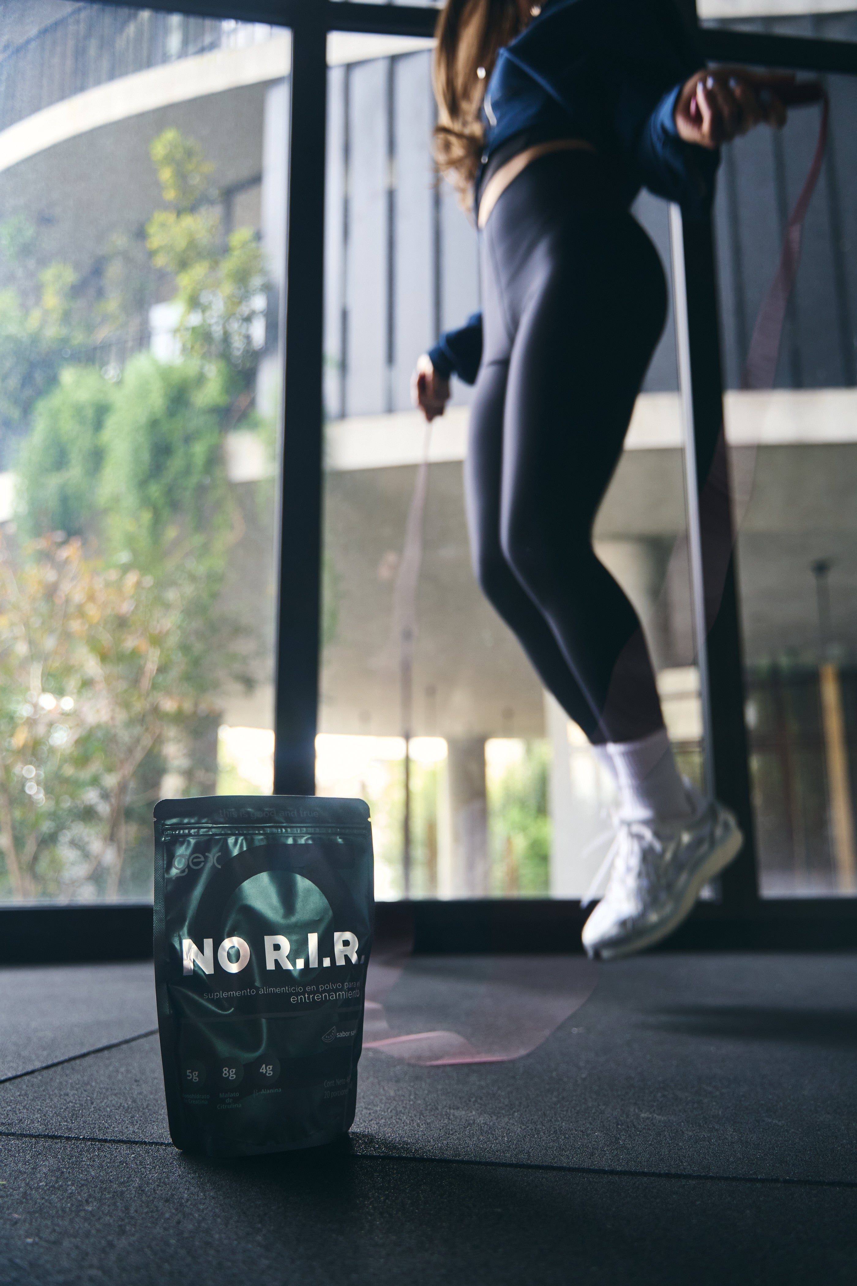 NO R.I.R. Pre workout Sandía| Monohidrato de Creatina, Beta-Alanina, Malato de Citrulina, Rhodiola 20 porciones