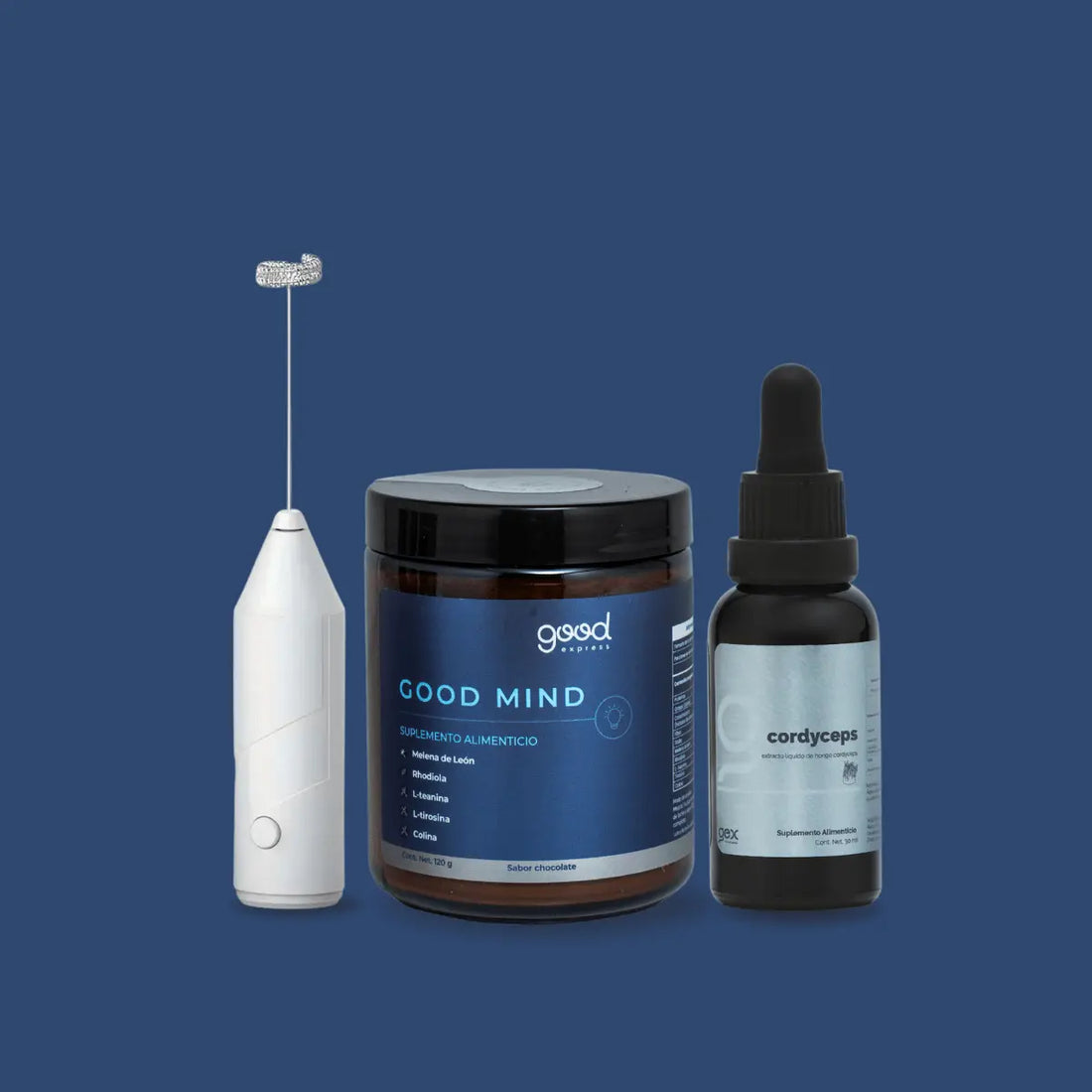 Boost energía y enfoque- Melena de León, Rhodiola, Cordyceps y Aminoácidos - Good Express mx
