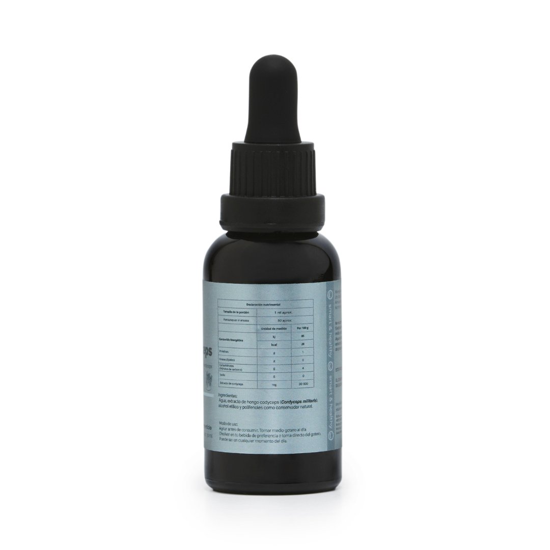 Extracto puro de Cordyceps 30 ml 30 porciones - Good Express mx