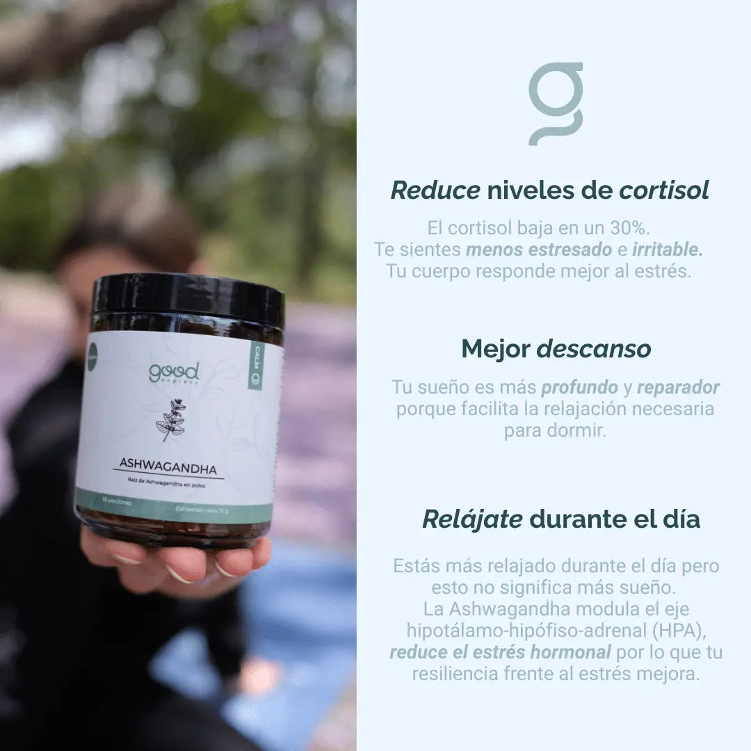 Raíz de Ashwagandha 111 g Good Express 55 porciones - Good Express mx