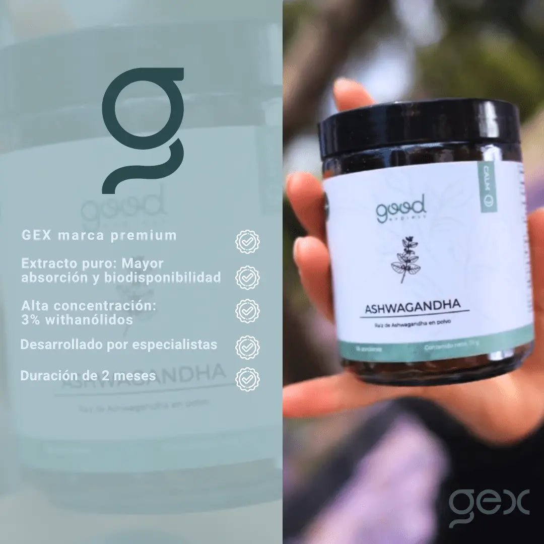 Raíz de Ashwagandha 111 g Good Express 55 porciones - Good Express mx