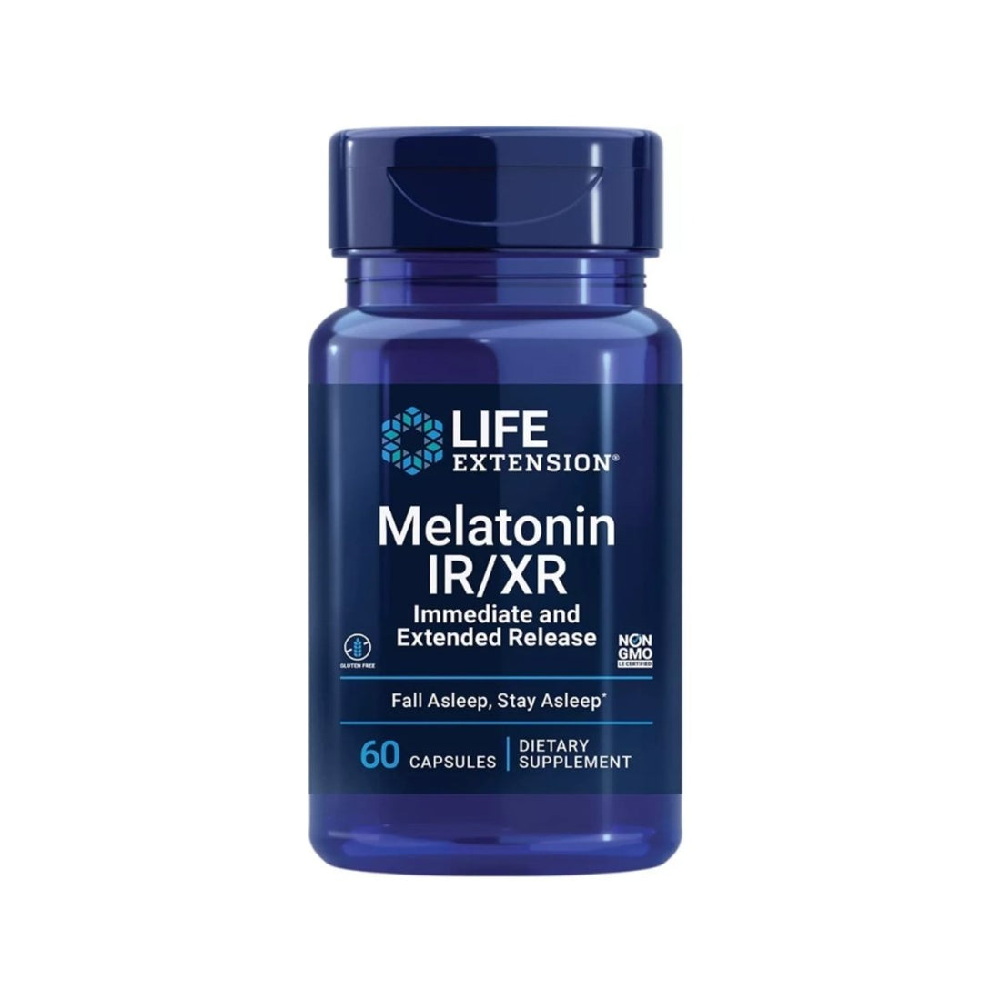 Melatonina IR/XR 60 caps -Life Extension