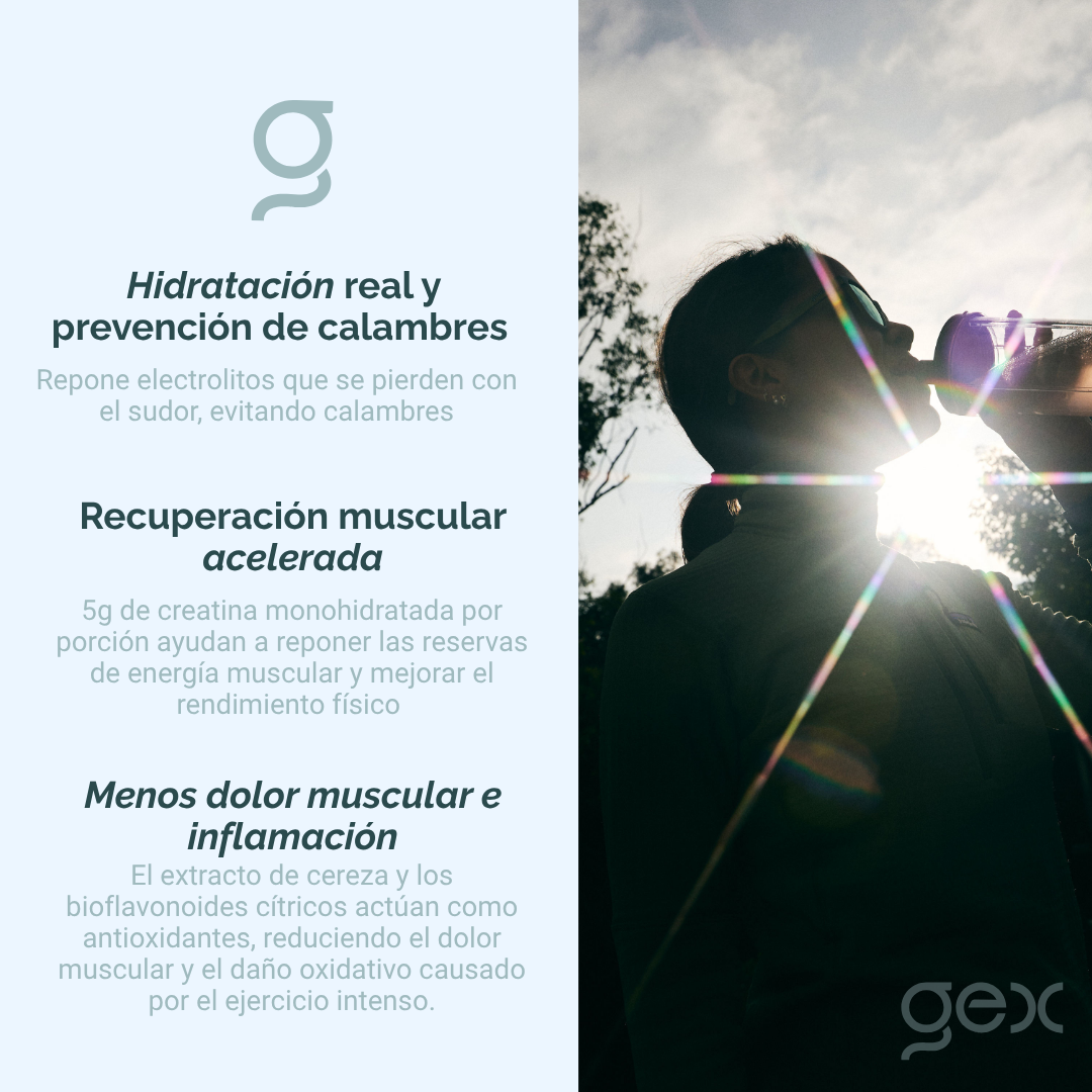 Sachet Crealit | Monohidrato de Creatina + electrolitos + antioxidantes  | Recuperación Muscular| Sabor cereza - Good Express