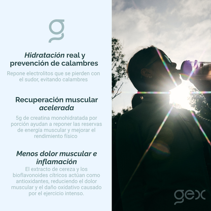 Sachet Crealit | Monohidrato de Creatina + electrolitos + antioxidantes  | Recuperación Muscular| Sabor cereza - Good Express