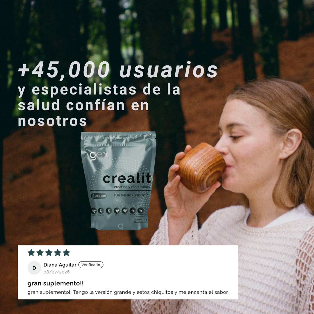 Sachet Crealit | Monohidrato de Creatina + electrolitos + antioxidantes  | Recuperación Muscular| Sabor cereza - Good Express