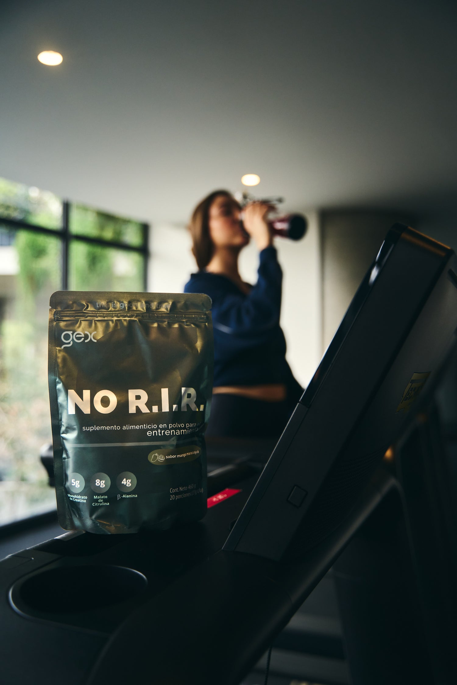 NO R.I.R. Pre workout Mango Maracuyá| Monohidrato de Creatina, Beta-Alanina, Malato de Citrulina, Rhodiola 20 porciones