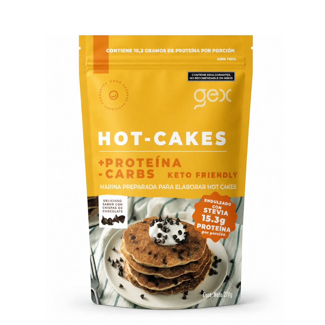Hot Cakes Keto 15.3 g proteína