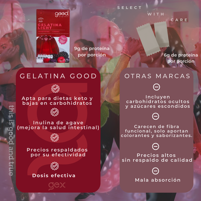 Gelatina Light Keto 9g proteína