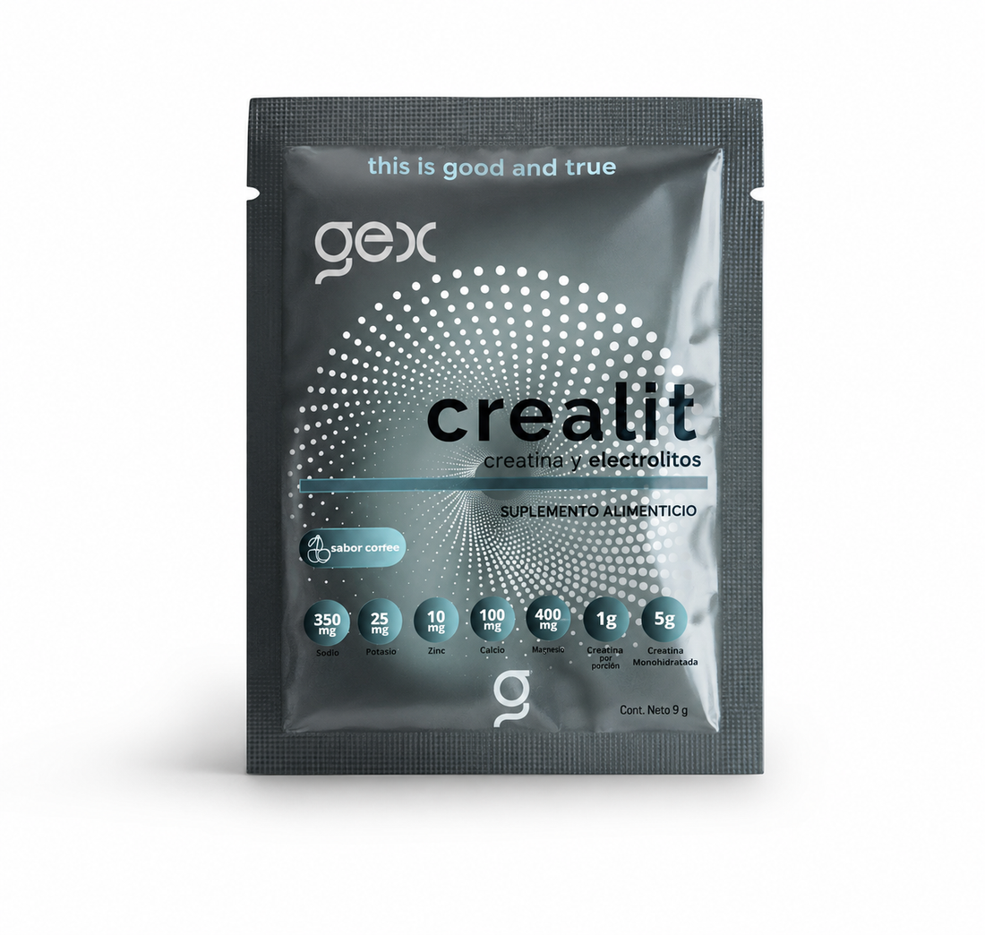 Sachet Crealit | Monohidrato de Creatina + electrolitos + antioxidantes | Recuperación Muscular| Sabor cereza - Good Express