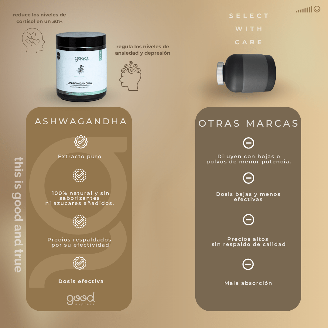 Ashwagandha 111 g Good Express - Good Express mx