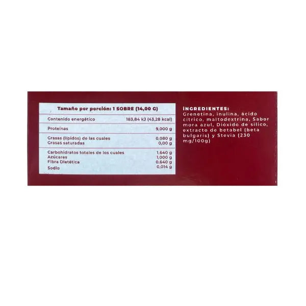 Gelatina 9g proteína baja en carbohitrados 6 porciones - Good Express mx
