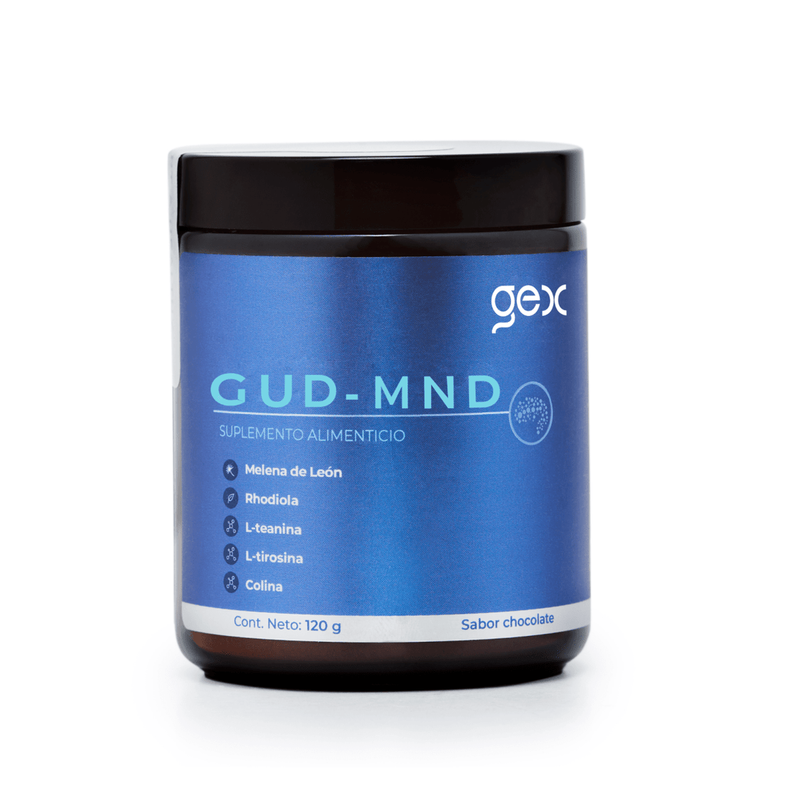 Gud MND | Concentración | 30 porciones | Melena de León, Rhodiola, Teanina, Colina y Tirosina - Good Express mx