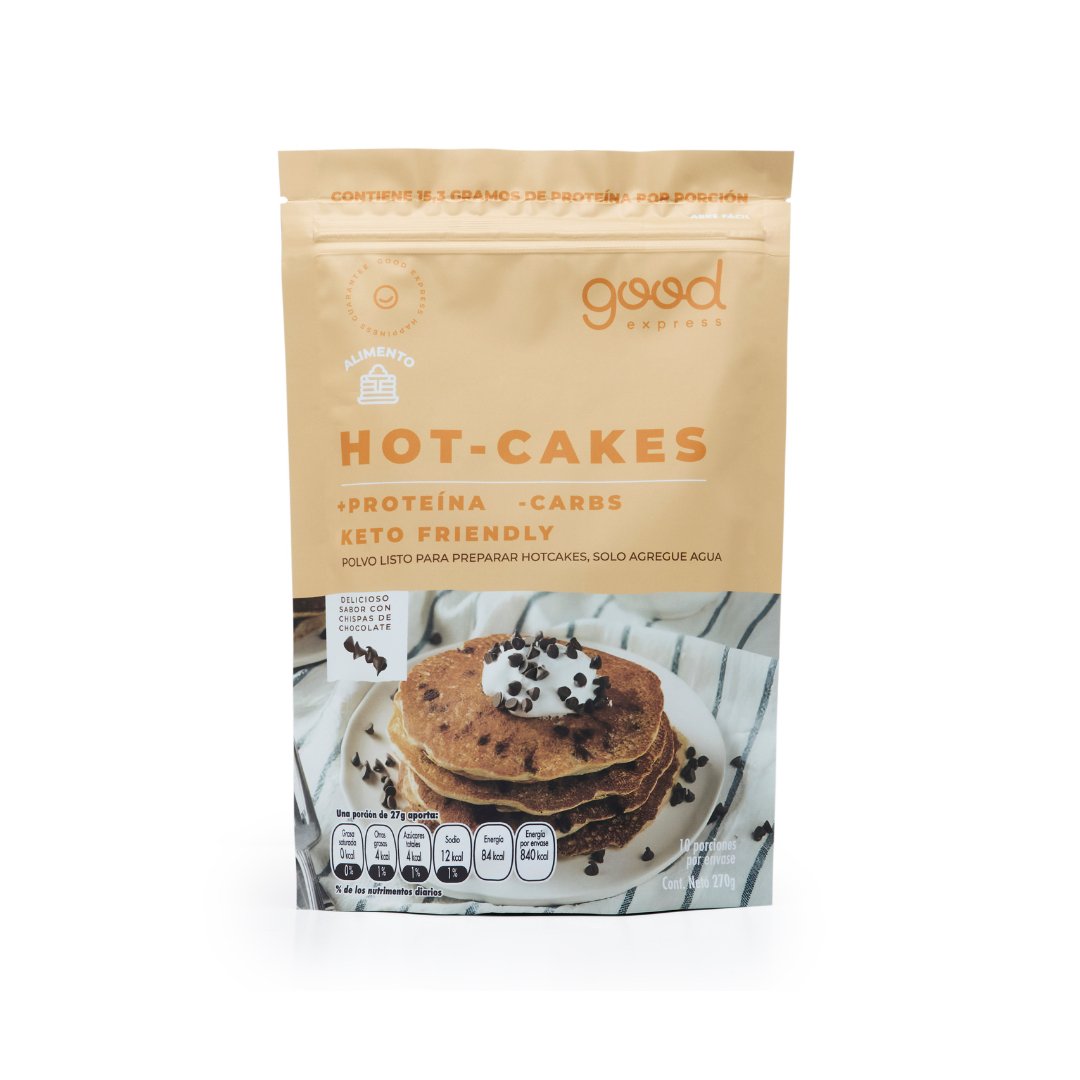 Hot Cakes Keto 16 g proteína - Good Express mx