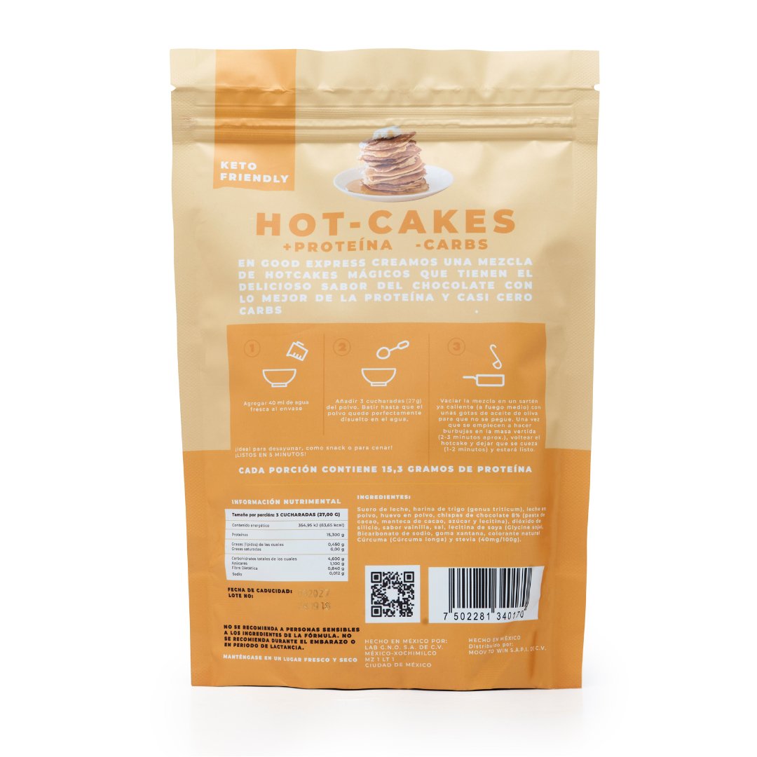 Hot Cakes Keto 16 g proteína - Good Express mx