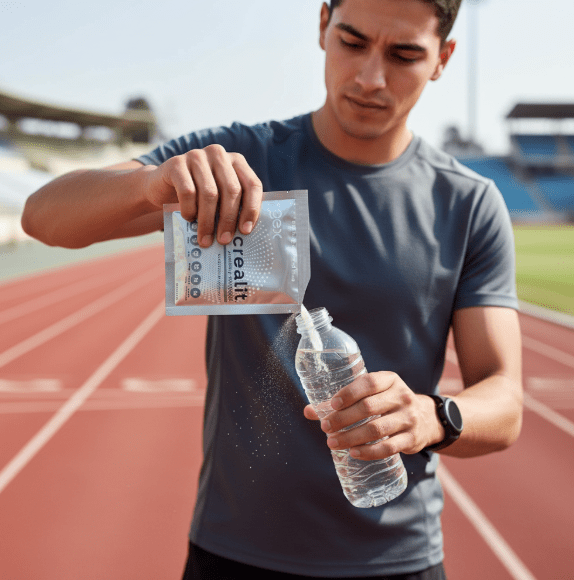 Sachet Crealit | Monohidrato de Creatina + electrolitos + bioflavonoides 25 porciones | sabor cereza - Good Express mx