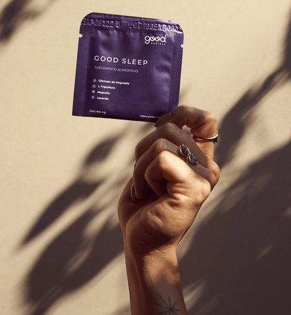 Sachet Good Sleep - Glicinato de Magnesio, Triptófano, Magnolia y Lavanda 4 g - Good Express mx