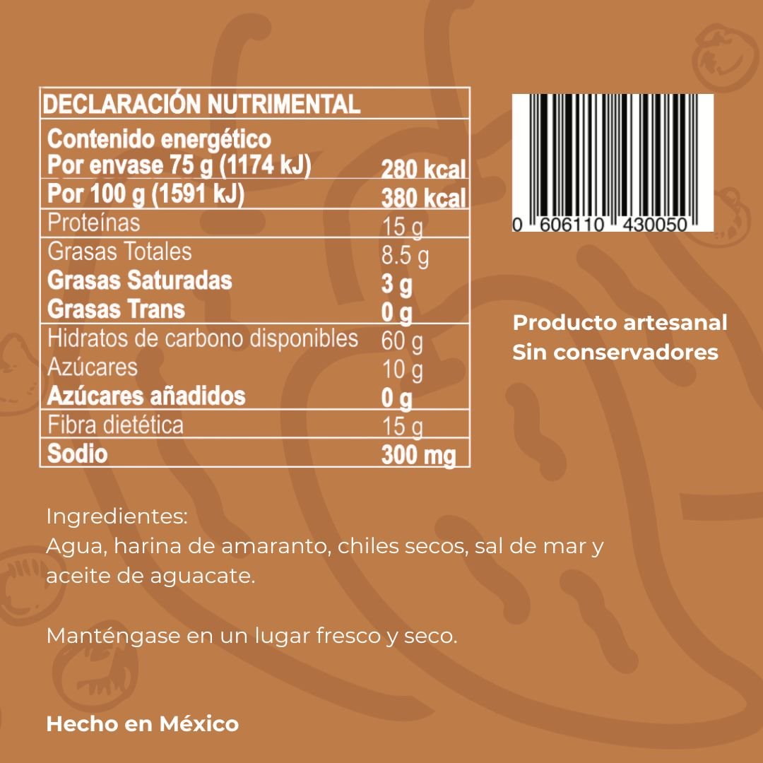Churritos de amaranto con chipotle - Good Express mx
