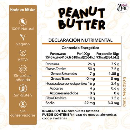 Crema de cacahuates KETO - Good Express mx