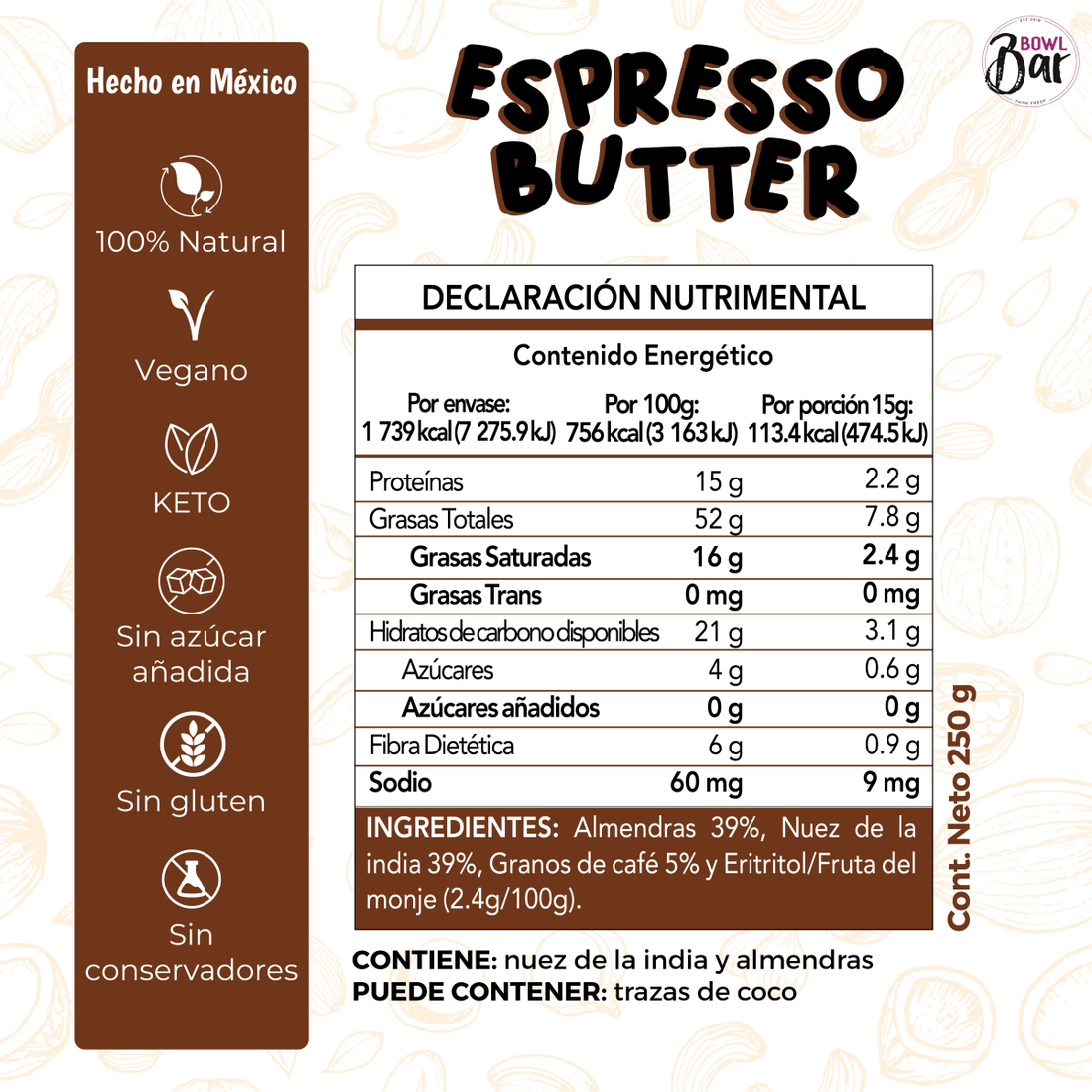 Crema De Café Espresso KETO - Good Express mx