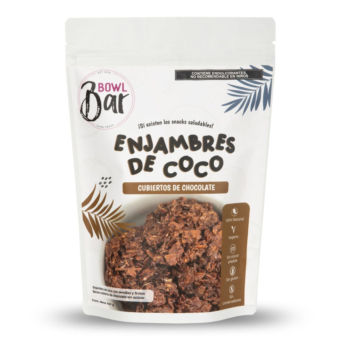 Enjambres de coco veganos cubiertos de chocolate - Good Express mx