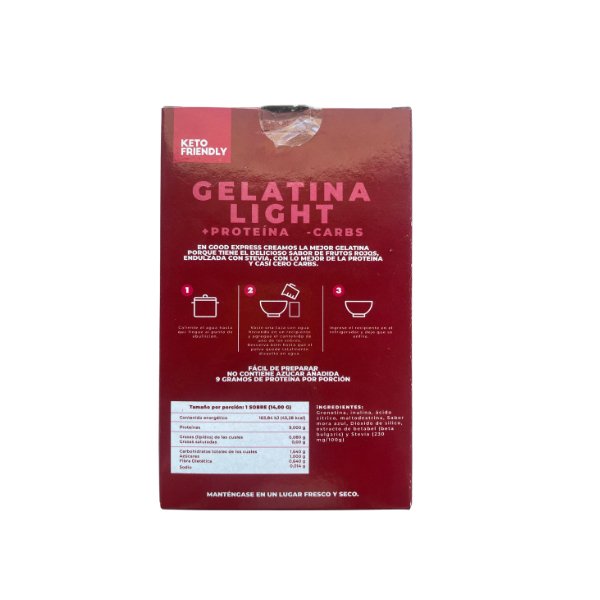 Gelatina Light Keto 9g proteína - Good Express mx