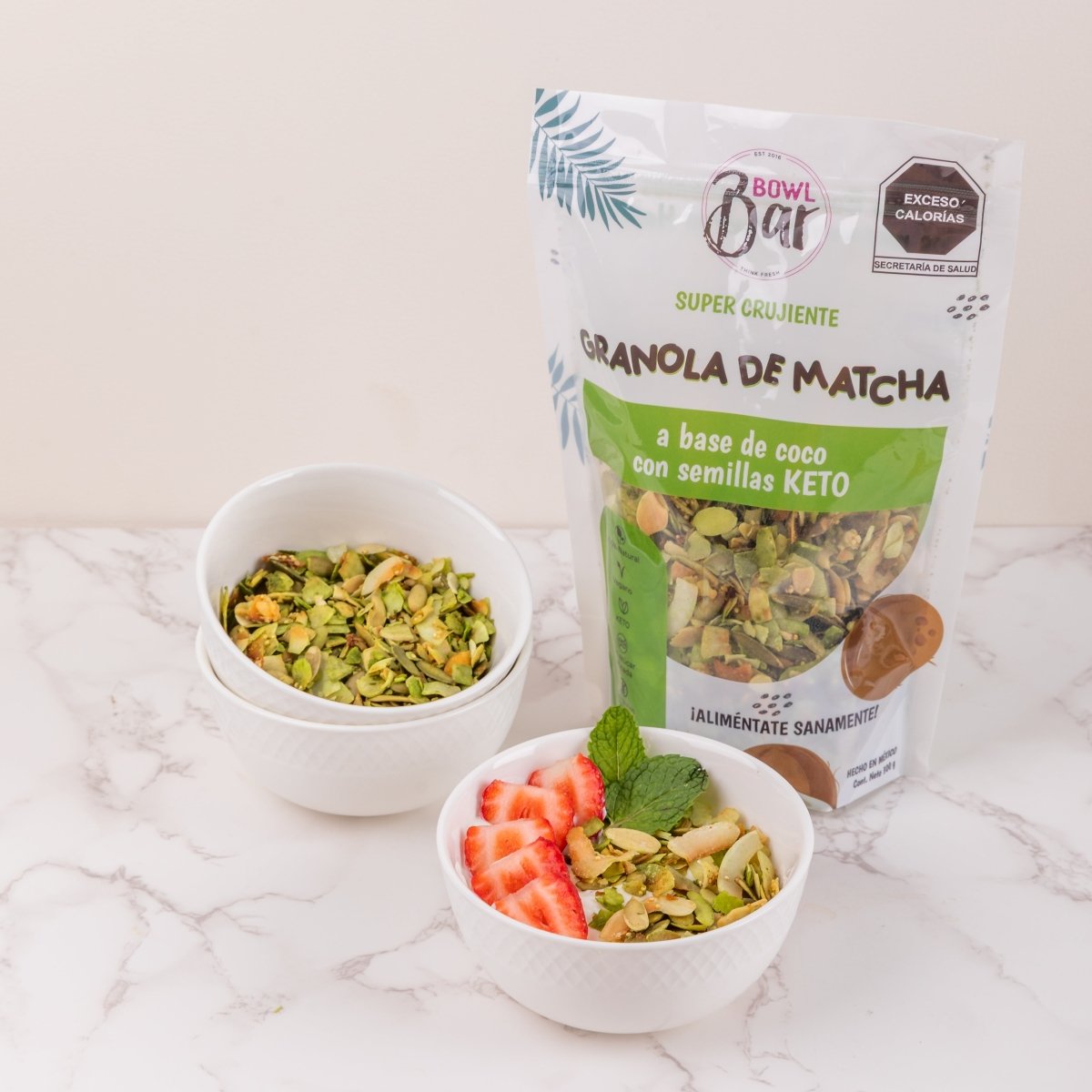 Granola De Coco Matcha KETO - Good Express mx