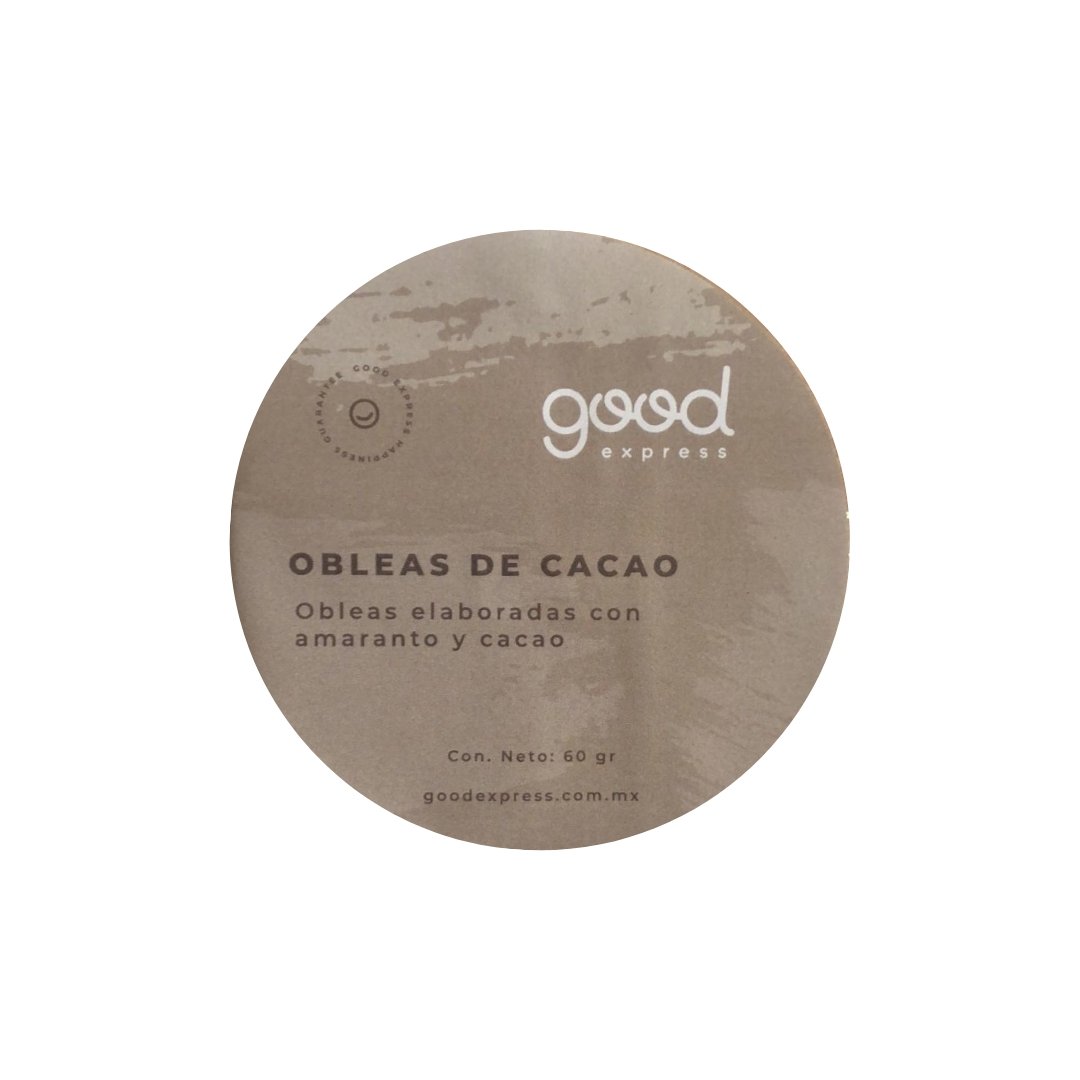 Obleas de Cacao - Good Express mx