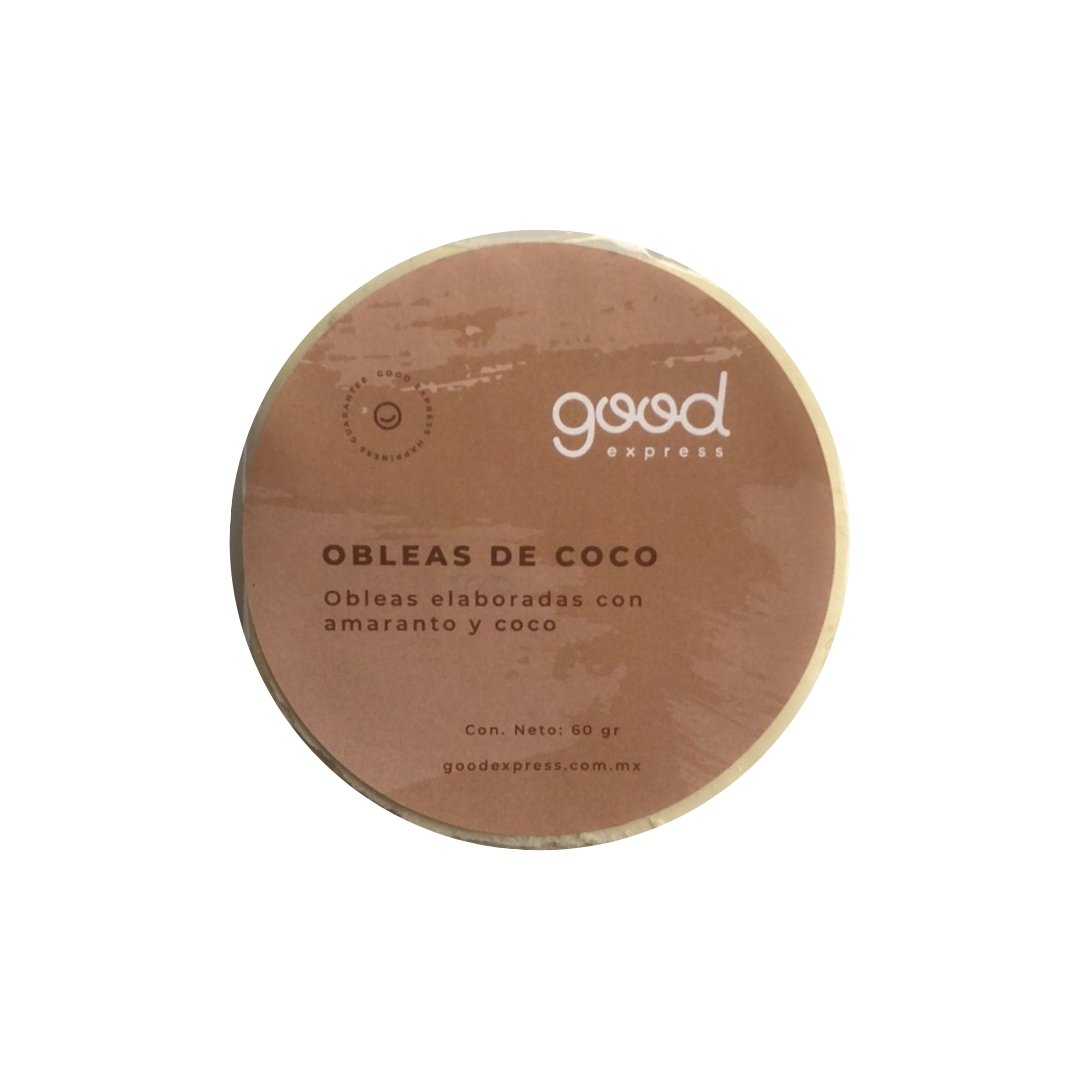 Obleas de Coco - Good Express mx