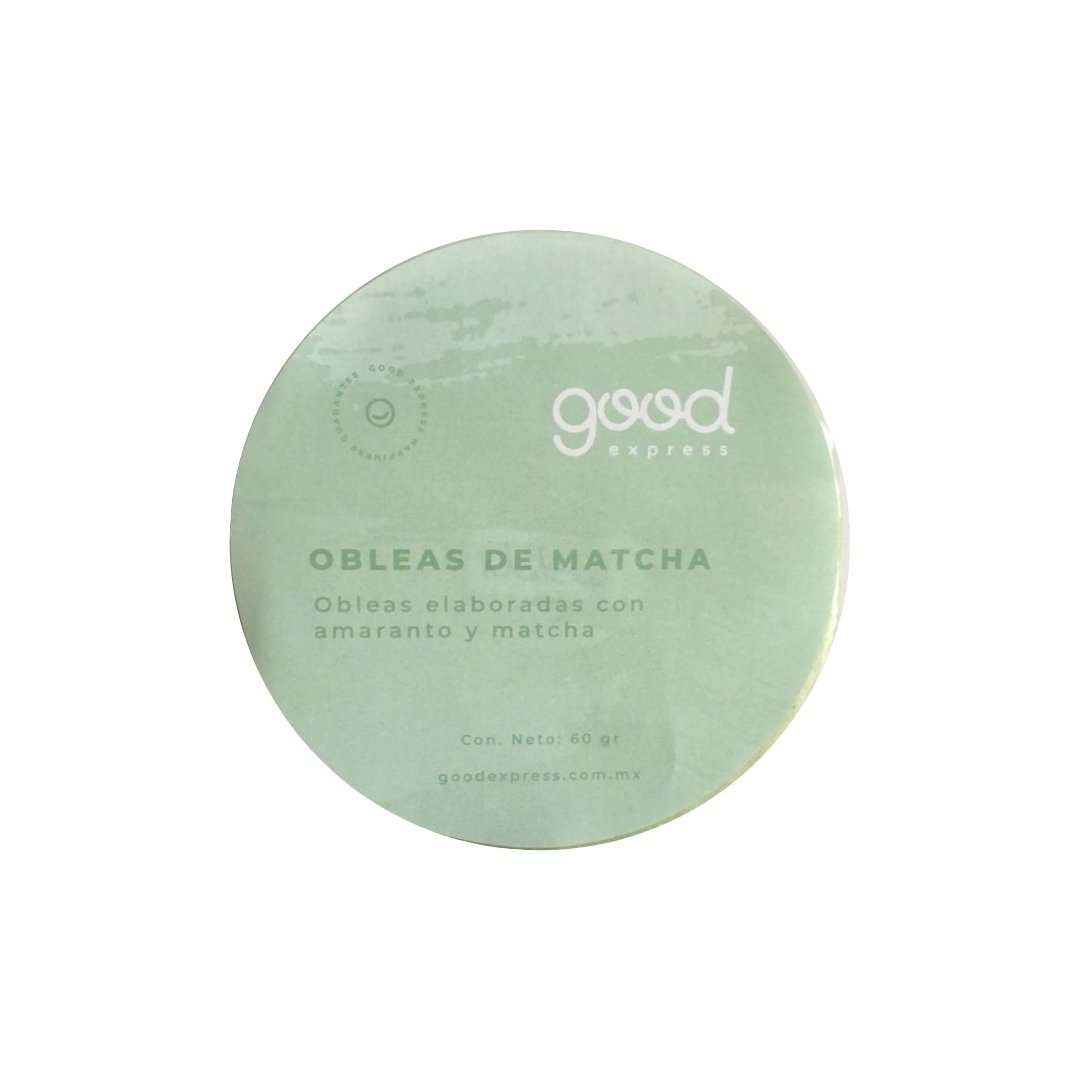 Obleas de Matcha - Good Express mx