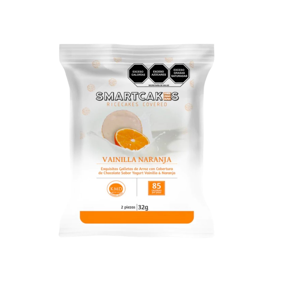 Smartcakes cubiertas sabor naranja